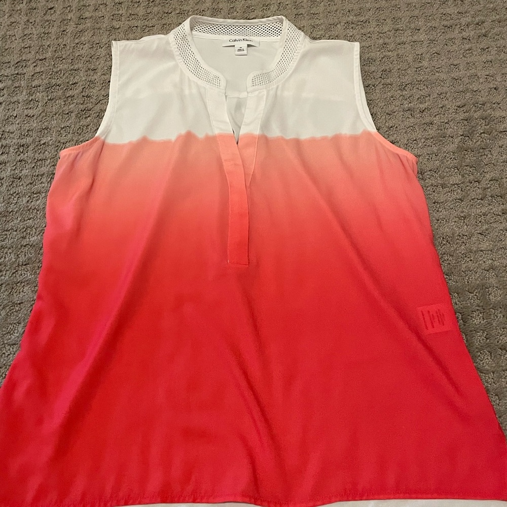 Woman’s sleeveless top